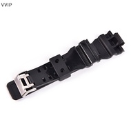 Vvsg Rubber Watchbands Men Black Sport Diving Silicone Watch Strap Band Metal Buckle For g-shock Watch Accessories QDD