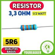 Resistor 3.3 Ohm 3r3 1/2W 5%