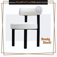 Tova Bouclé Accent Chair / Fat Dining Chair - FRM0295