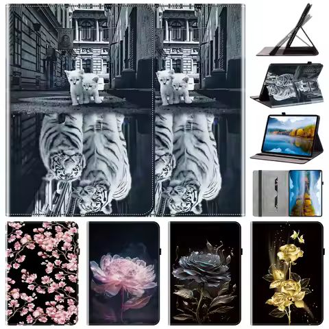 Leather Case For Lenovo Tab M11 M7 Gen 3 M9 M10 Plus 3rd 10.6 M10 5G 2023 K10C K11 Plus Case M10 2nd