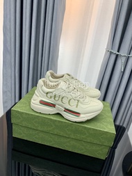 全新🌸 Gucci 老爹鞋 米白皮革