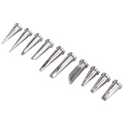 10Pcs Durable Soldering Tip Set For Weller WSD81 WD1000 WSP80 WP80 LT Soldering Station
