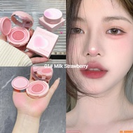 JOJO DIARY Soft Mist Rouge Blush Cream Lazy Air Cushion Blush Natural Highlight, Brighten And