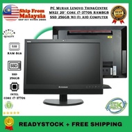 PC Murah Lenovo ThinkCentre M92z 20″ Core i7-3770S RAM8GB SSD 256GB WI-Fi AIO Computer