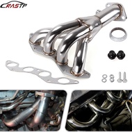 RASTP-High Qualtiy Stainless Steel Racing Manifold Header Exhaust For 01-05 HONDA CIVIC DX/LX D17 1.