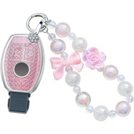 Pink Key Fob Cover for Mercedes Benz C E S M CLS CLK G Class Smart Key TPU Keys Case Shell Protector