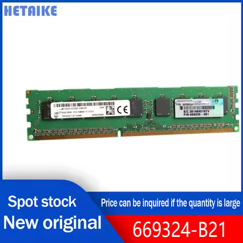 New and original 669324-B21 669239-081 8G 2RX8 PC3-12800E DDR3 1600