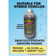 Hybrid Vehicle Servicing Package - Oil Extreme 5W30 Fully Synthetic