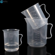 ISITA Measuring Cup Kitchen Tool Laboratory 250/500/1000/ml Transparent Durable Plastic Measuring Cylinder