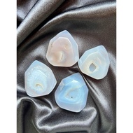 🇸🇬 SG Stock- Good Luck Agate Geode招财晶洞爱心柱子开口笑-Agate Quartz Geode Tower, Diamond Cut Geode Love, Geod
