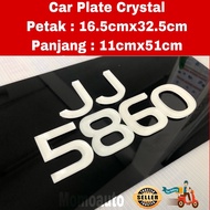 Number Plate Kereta Crystal(Model LK8KL)🔥Car Plate Crystal🔥Ready Stock 🔥