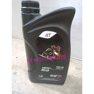 100% Original ELF 4T MAX 10W40  Motorbike Engine Oil 1.2L Minyak Enjin