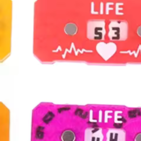Random 41x20x9mm Wound Tracker 00-99 1 Tracker No Painting Requirement Life Tracker Board Game Count