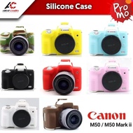 Silicone Case Kamera Canon EOS M50 / M50 Mark ii Karet Pelindung Body