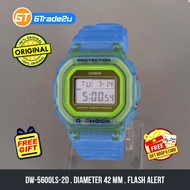Original G Shock Men DW-5600LS-2D DW-5600LS-2 DW5600LS-2D Digital Petak Jelly 2020 Watch Blue Green [READY STOCK]
