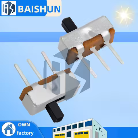 5pcs/10pcsSS12D00G3 Toggle Switch 2 Position SPDT 1P2T 3 Pin PCB Panel Mini Vertical Slide Switch Mi
