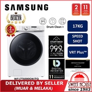 【Delivery by Seller】Samsung 17KG Front Load Washer with Hygiene Steam  | WF17T6000GW/FQ (Washing Machine Front Loader Mesin Basuh 洗衣机)