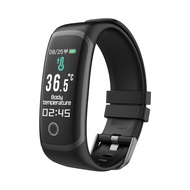 ✌ T4 Smart Band Body Temperature Heart Fitness Tracker Blood Pressure Multi-sport Mode Smart Bracelet For Android IOS