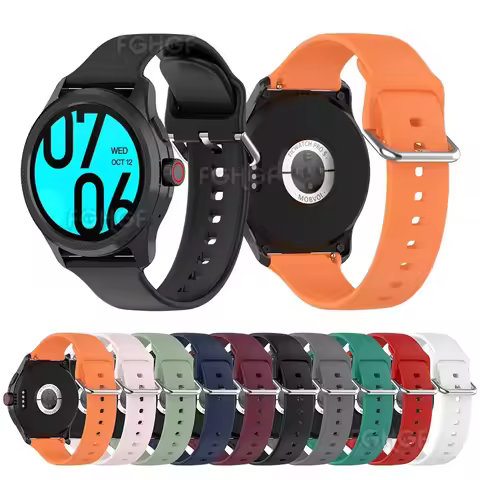 24mm Watchband For TicWatch Pro 5 Enduro Strap Sport Silicone Replacement Correa Wristband For TicWa