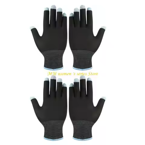 Q39C Warm Gloves Screentouch Capability Stretchable Hand Gloves 2Pairs for All Day Comfort in Cold W
