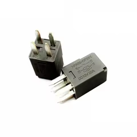 2PCS 5PCS PA66-GF33 DC12V 20A 4 Pin For Chevrolet LOVA Cadillac ATS Car Relay