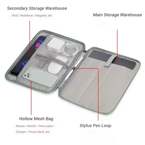 Sleeve Pouch Case For Lenovo Idea Tab Pro / Yoga Tab Plus / P12 12.7 Portable Cover K11 Plus M11 P11