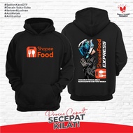 เสื้อยืด  FOOD เสื้อสเวตเตอร์มีฮู้ดผู้ชาย Premium Cool วัสดุหนานุ่ม Distro SPX Rider