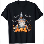 Halloween Gnome Witch Hat Pumpkin Lantern Trick Or Treat T-Shirt