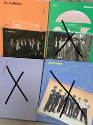 BTS Memories 2018 2019 2020 2021 ［❌小卡 其他全齊］