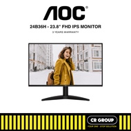 AOC 24B36H - 23" FHD IPS Monitor - 100Hz Refresh Rate - 1ms Response Time (3Yrs AOC)