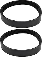 eMagTech 2pcs 6PJ348 Lawn Mower Rubber Drive Belt Electric Planer Synchronous Belt Circumference 348