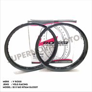 VELG ROSSI 160 HITAM KILAP RING 18 VELG ROSSY 18 X 160 36H HITAM GLOSSY