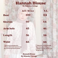 Himeka Vintage - Hannah Blouse - Floral Coquette Cottagecore Blouse - Special pattern