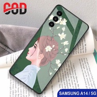 HP [A02] Case Samsung A14 5Ghp Samsung A14 5G Glitter Glass Softcase Samsung A14 5G Phone Case/ Sams
