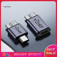 [Ready Stock] Usb 3.1 Data Cable Mobile Hard Disk Adapter High-speed Micro Usb to Type-c Adapter for Mobiles and External Hard Drives Compatible with Southeast Asian Devices