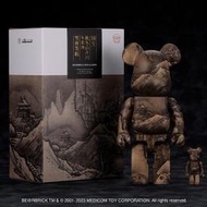 日版 金證 7Net限定 BE@RBRICK  bearbrick 400%100% 庫柏熊 東京國立博物館 雪舟國寶