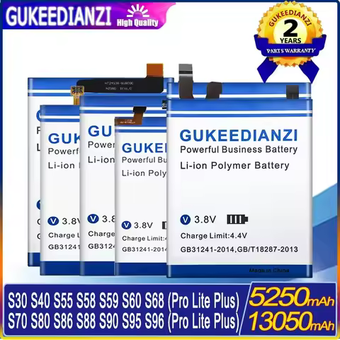 Battery For Doogee S30 S40 S55 S90 S55Lite S58 S59 S68 S86 S88 S95 S96 pro/S60 S70 S80 Lite/S88 Plus