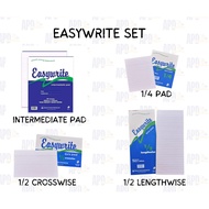 Bundle Pack: Easywrite Set Quiz Pad 1/4, 1/2 Crosswise Lengthwise, Intermediate Quiz Pad 6in1, 9in1