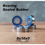 Ball Bearing Sealed Rubber 8x16x5 / 8x16x5mm for Axial SCX10 SCX10ii Freemen
