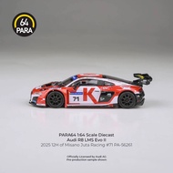 Pre-Sale PARA 1: 64 Audi Audi R8 LMS Evo #71 2025 Alloy Car Model