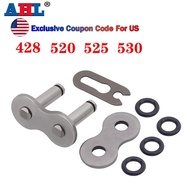 Motorcycle Drive Chain Buckle O-ring Link 428 520 525 530 Universal Heavy Chain Connecting Connector