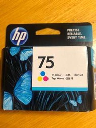 2 HP inkjet printer cartridge 75