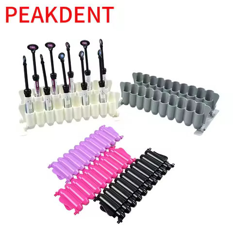 Dental Composite Organizer Dispenser for Composite Resin Adhesive Syringes Holder Dentistry Tools Pl