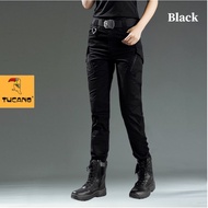 Tucano IX9 ทหารยุทธวิธีผู้ชายกางเกงกองทัพต่อสู้กางเกงลำลองหลายกระเป๋ายืดหยุ่น