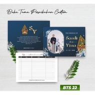 CUSTOM GUEST BOOK PREMIUM CUSTOM WEDDING GUEST BOOK/ BTS WEDDING GUEST BOOK