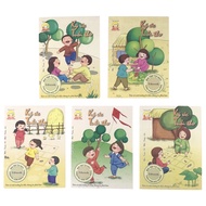 Premium A5 Student Notebook 4 Boxes Thuan Tien Childhood Memories - 96 Pages/120gsm (Self-destructin