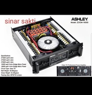 POWER AMPLIFIER ASHLEY ZOOM 16000 3000 WATT CLASS TD ORIGINAL TERMURAH