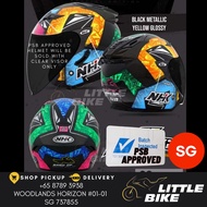 SG SELLER 🇸🇬 PSB APPROVED NHK GT avenger karel Brno #4 open face motorcycle helmet with sun visor