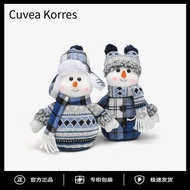 Doll Plush Toy Cuvea Korres New Year Gift Snowman Cute Soft Birthday Decoration Exchange
