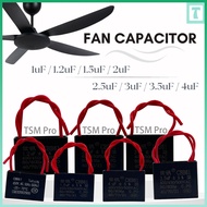 Fan Capacitor Motor Capacitor Fan CBB61 Condenser Wire Type 1uF/1.2uF/1.5uF/2uF/2.5uF/3uF/3.5uF/4uF
